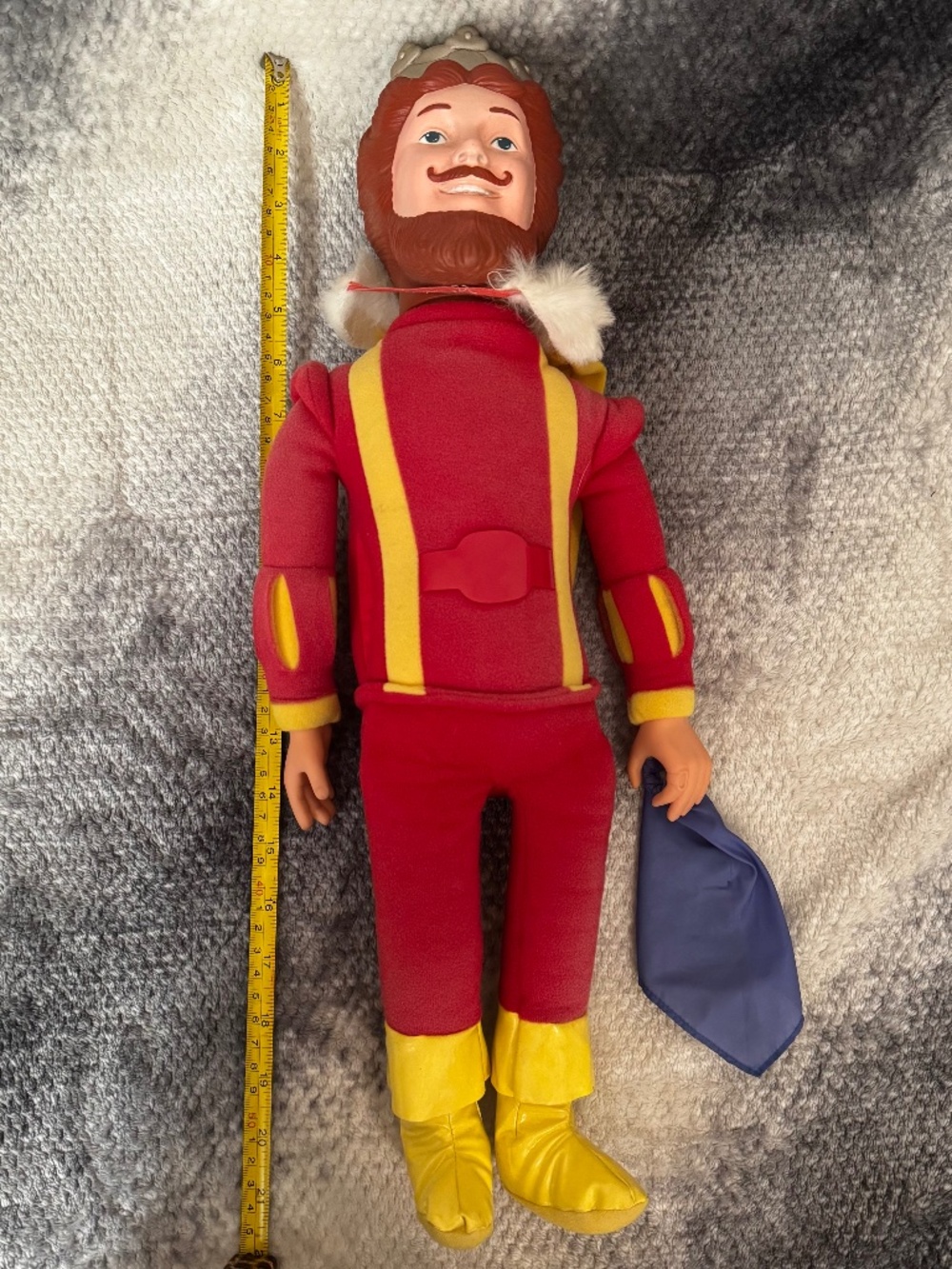 Vintage 1980 The Magical Burger King 20" Doll By Knickerbocker Toys Plush Figure
